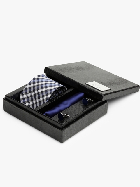 

Alvaro Castagnino Men Grey & Blue Accessory Gift Set