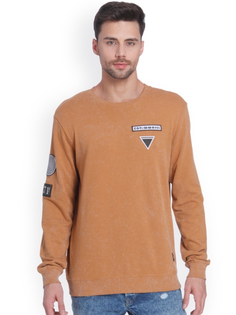 

ONLY & SONS Men Brown Solid Pullover