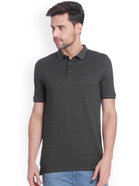 

ONLY & SONS Men Green Slim Fit Solid Polo Collar T-shirt