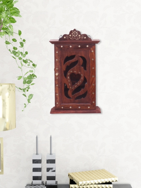 

Home Sparkle Brown Sheesham Wood Wall Hanging Key Holder