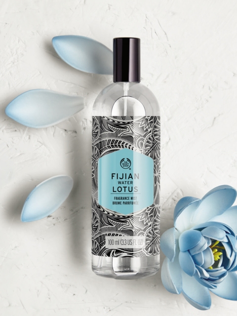 

THE BODY SHOP Fijian Water Lotus Sustainable Fragrance Body Mist, White