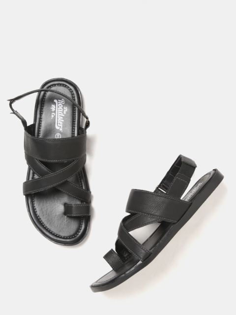 

Roadster Men Black Comfort Sandals
