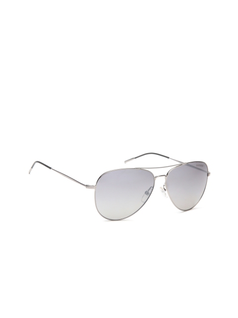 

Carrera Unisex Mirrored Aviator Sunglasses 106/S 6LB 59IC, Silver