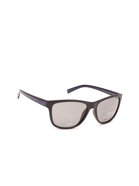 Polaroid Men Square Sunglasses 2009/S QLF 57AH, Grey