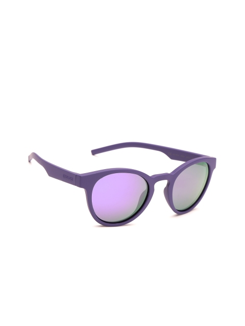

Polaroid Women Oval Mirrored Sunglasses PLD 7021/S B3V 49MF, Purple