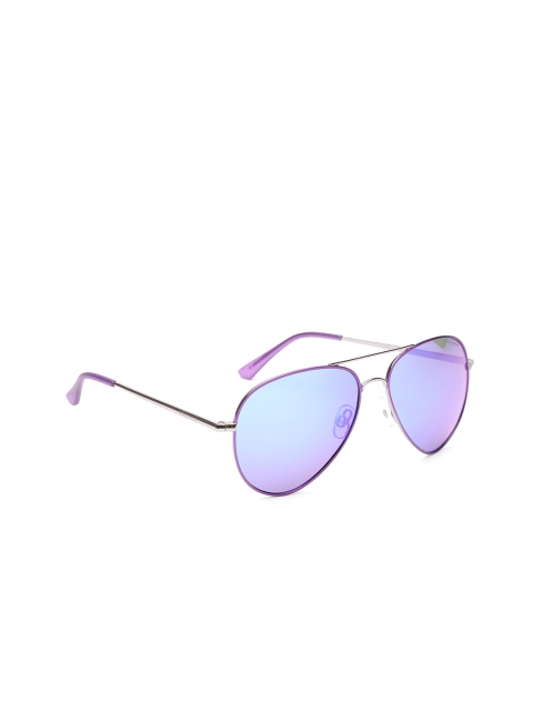

Polaroid Unisex Aviator Sunglasses P4139 R4B 58MF, Blue