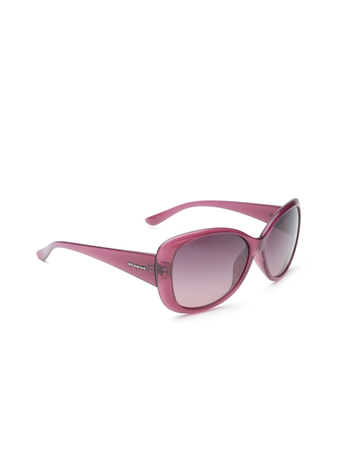 

Polaroid Women Polarised Butterfly Sunglasses P8317 C6T 58MR, Purple