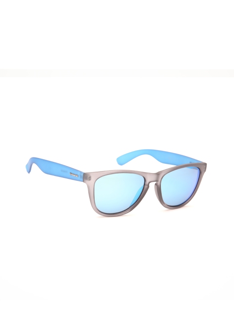 

Polaroid Women Mirrored Oval Sunglasses P8443 Y4T 55JY, Blue