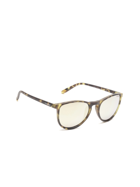 

Polaroid Unisex Mirrored Oval Sunglasses 8016/N SLG 48LM, Gold