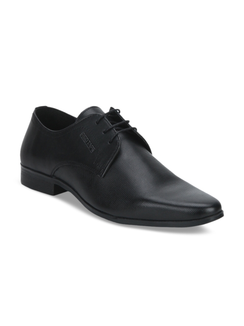 

Red Tape Men Black Leather Formal Shoes