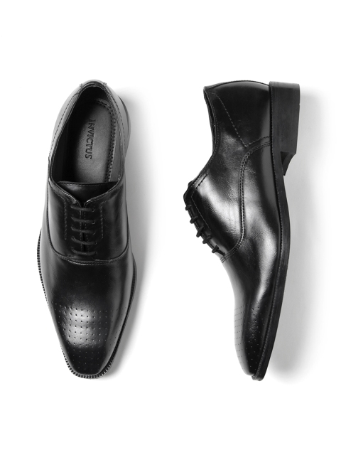 

INVICTUS Men Black Formal Oxfords