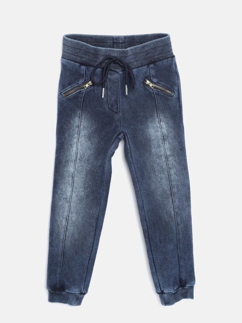 

Tiny Girl Girls Blue Regular Fit Faded Joggers