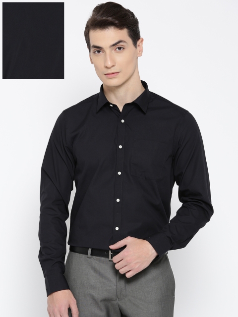

Blackberrys Men Black Slim Fit Solid Formal Shirt