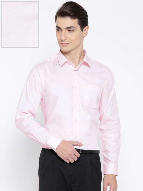 

Blackberrys Men Pink Slim Fit Solid Formal Shirt