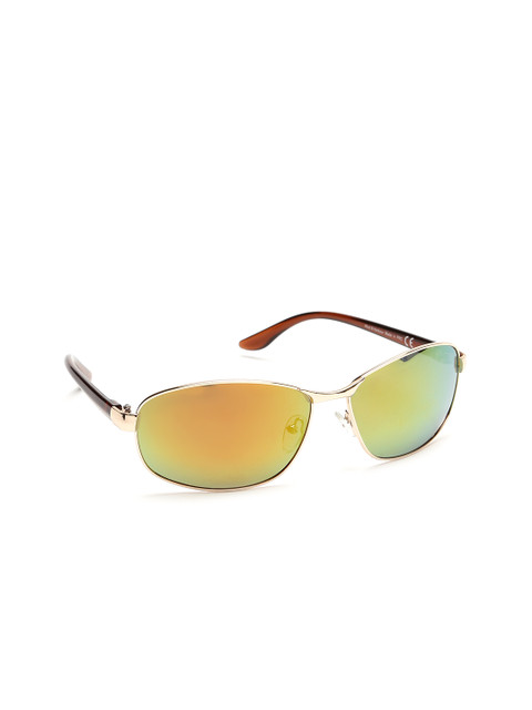

Mast & Harbour Unisex Rectangle Sunglasses MFB-PN-PS-B0195L, Gold