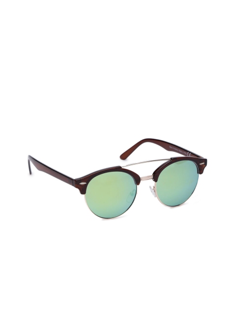 

Mast & Harbour Unisex Browline Sunglasses MFB-PN-PS-DSA1865, Green