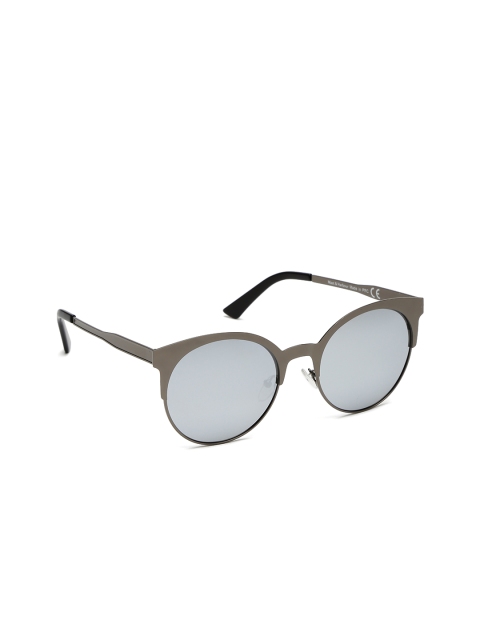 

Mast & Harbour Unisex Mirrored Round Sunglasses MFB-PN-PS-T9869, Silver