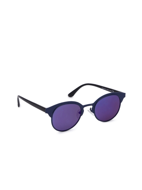 

Mast & Harbour Unisex Browline Sunglasses MFB-PN-PS-B0321, Blue