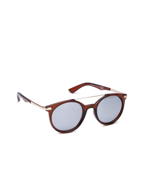 

Mast & Harbour Unisex Round Sunglasses MFB-PN-PS-DSA1790, Silver