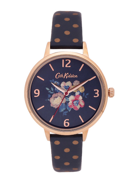 

Cath Kidston Women Navy Blue Analogue Watch CKL004URG