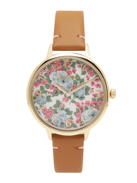 

Cath Kidston Women Green & Off-White Analogue Watch CKL001TG
