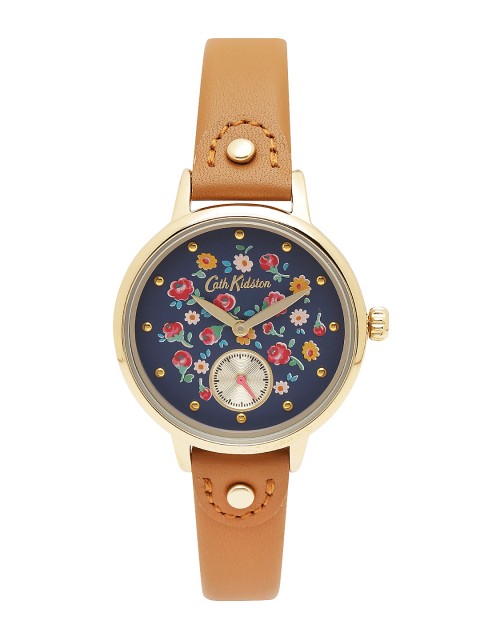 

Cath Kidston Women Navy Blue Printed Analogue Watch CKL005TG