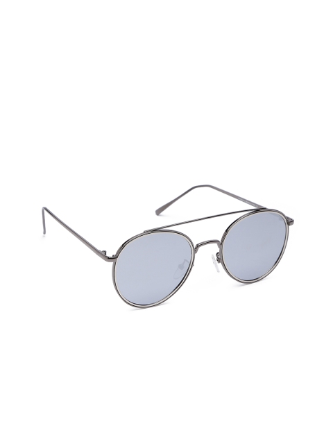 

DressBerry Women Oval Sunglasses MFB-PN-PS-B0409, Silver