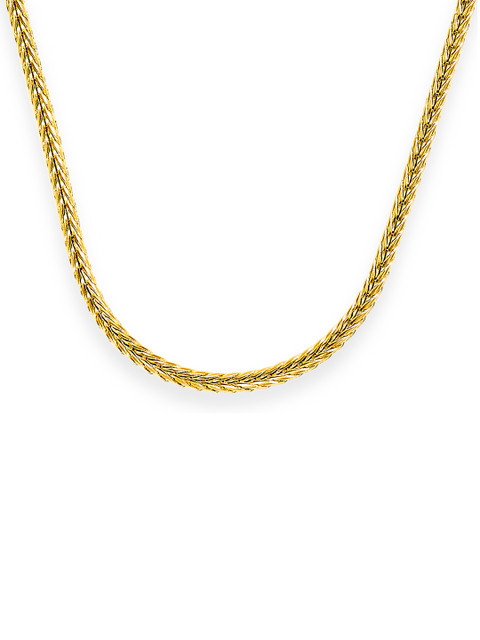 

Peora Men Gold-Toned Stainless Steel Gold-Plated Chain
