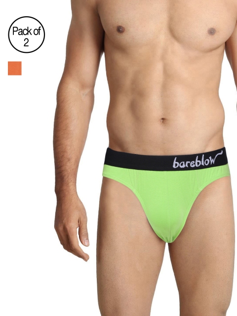 

Bareblow Men Pack of 2 Assorted Briefs BBBR0410XL, Multi