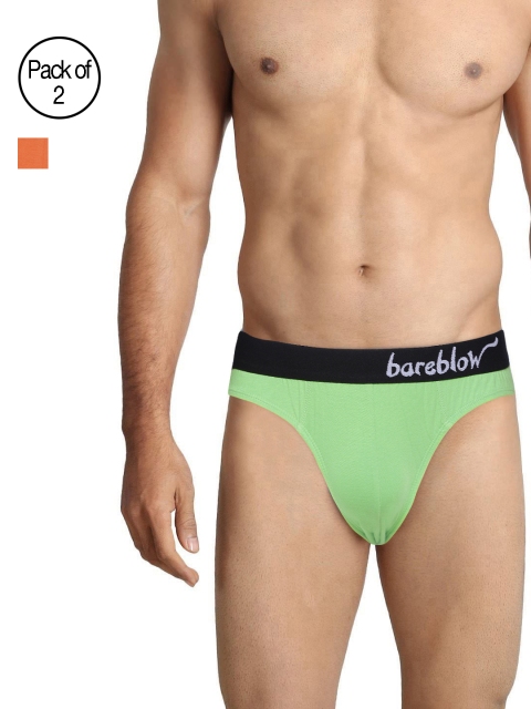 

Bareblow Men Pack of 2 Assorted Briefs BBBR0506XL, Multi