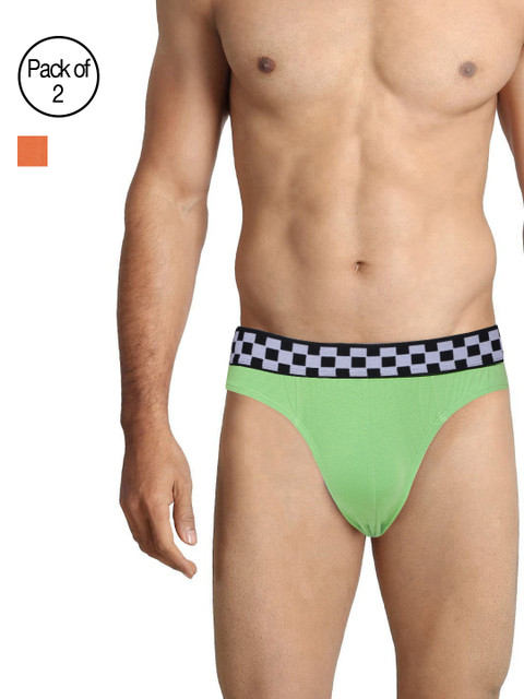 

Bareblow Men Pack of 2 Assorted Briefs BBBR0910XL, Multi