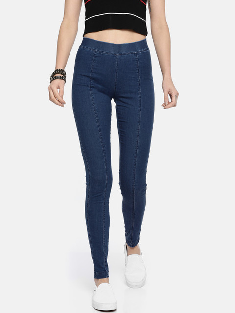 

Roadster Women Blue Regular Fit Stretchable Jeggings