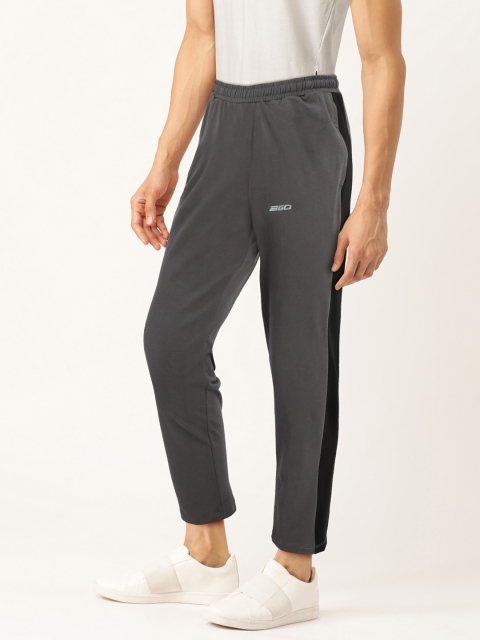 

2GO Men Charcoal Grey Slim Fit Essential Track Pants