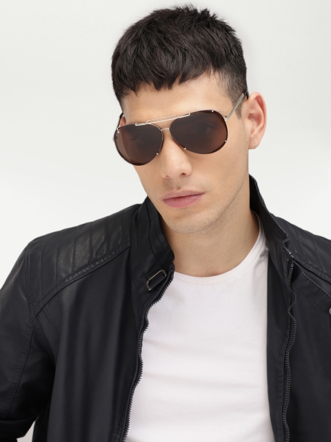 

WROGN Unisex Aviator Sunglasses MFB-PN-CY-58424, Brown