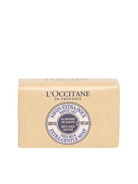

LOccitane en Provence Shea Butter Milk Extra Gentle Soap 250 g, Beige