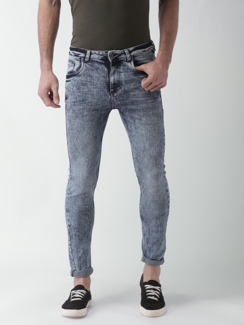 

Blue Saint Men Blue Slim Fit Mid-Rise Clean Look Jeans