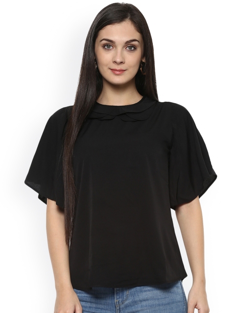 

Ives Women Black Solid Top