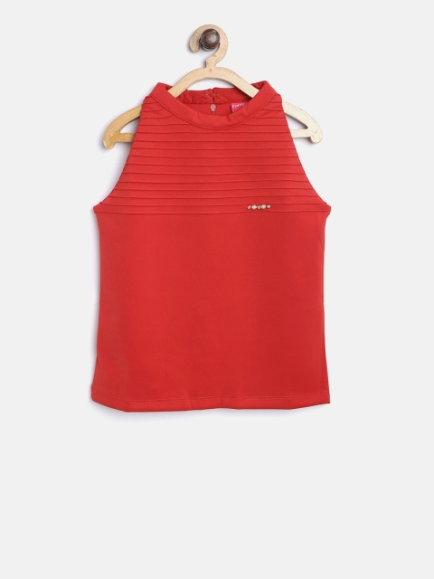 

Tiny Girl Girls Red Solid Top