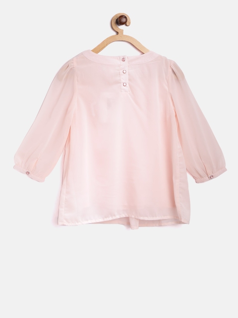 

Nauti Nati Girls Pink Solid A-Line Top