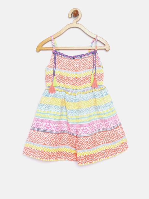

Nauti Nati Multicoloured Printed Playsuit, Multi