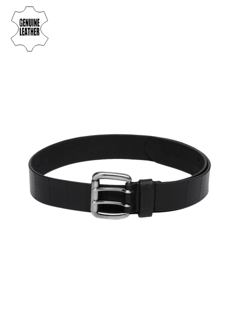 

Fastrack Men Black Solid Belt