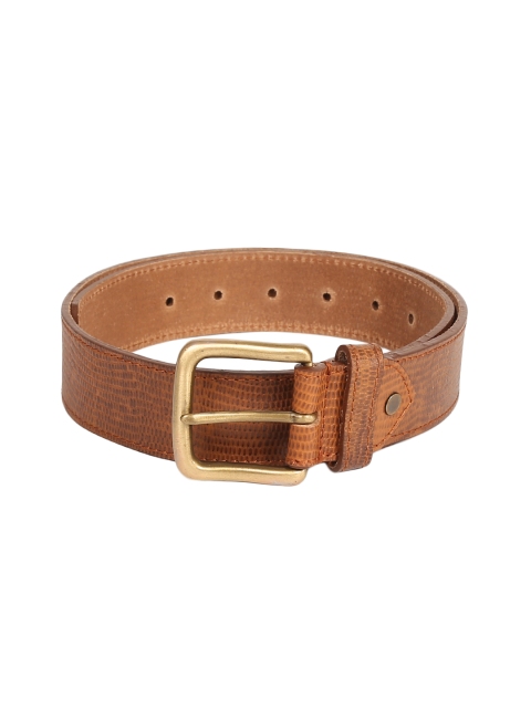 

Fastrack Men Tan Solid Belt