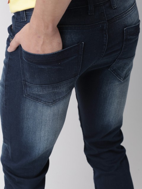 

Harvard Men Blue Skinny Fit Mid-Rise Clean Look Stretchable Jeans