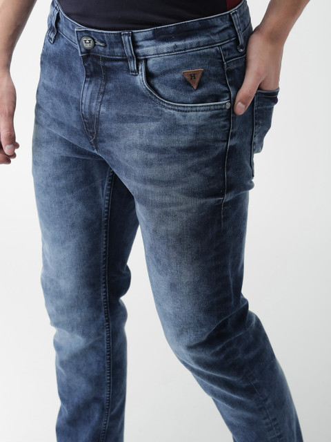 

Harvard Men Blue Slim Fit Mid-Rise Clean Look Stretchable Jeans