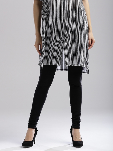

W Black Churidar Leggings