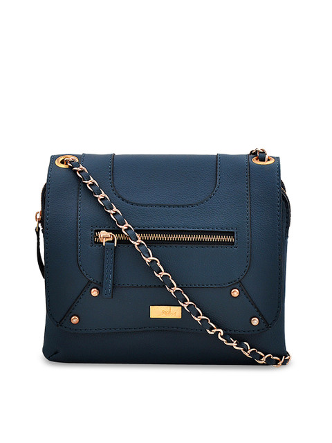 

yelloe Blue Solid Sling Bag