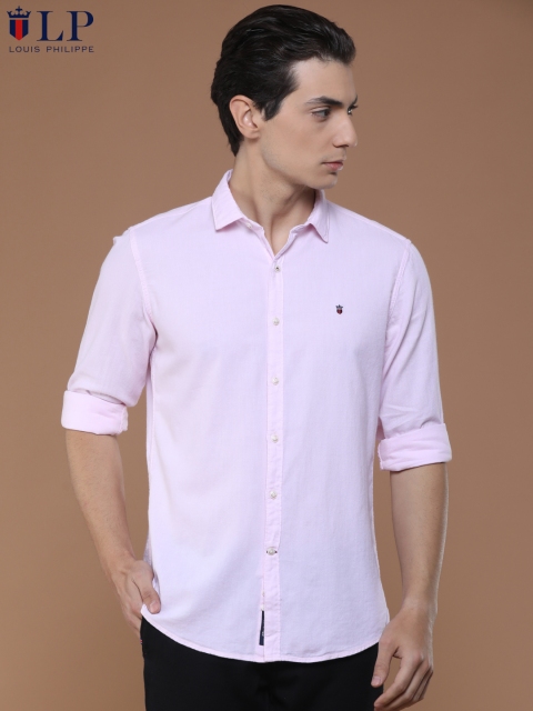 

Louis Philippe Sport Men Pink Slim Fit Solid Casual Shirt
