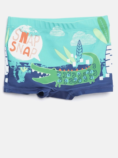 

mothercare Boys Blue Printed Swim Shorts H9426