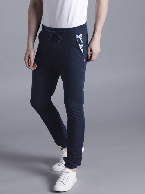 

Kook N Keech Navy Blue Solid Joggers