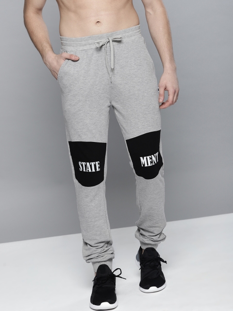 

Kook N Keech Men Grey Printed Straight Fit Joggers